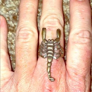 Silver scorpion 🦂 ring. Size 7